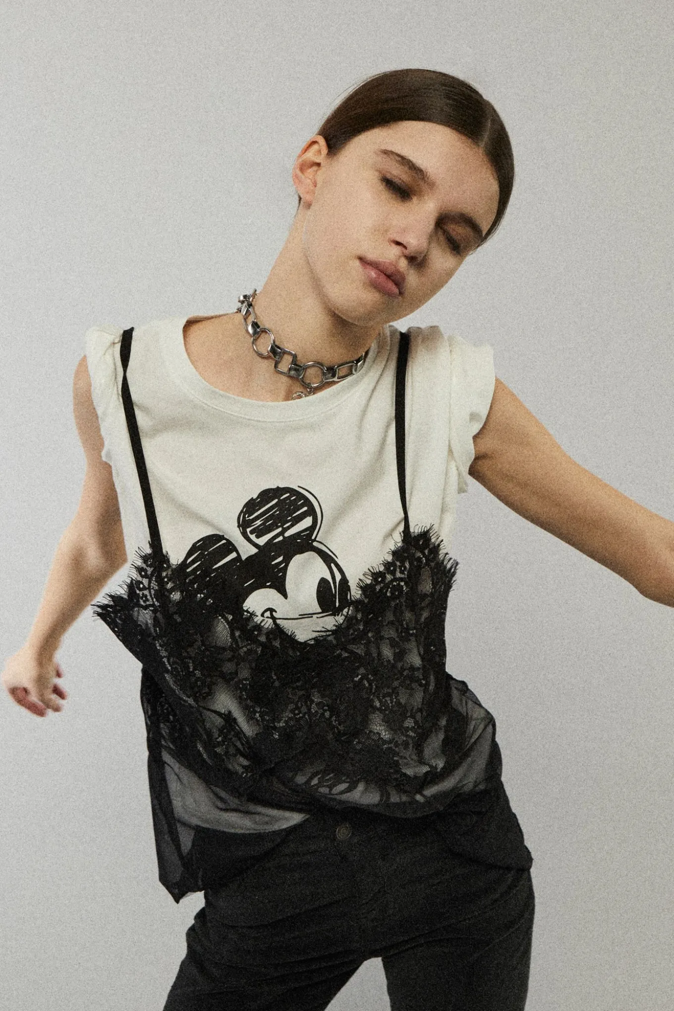 LACE MICKEY TEES