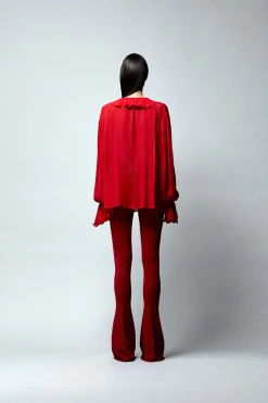 RUFFLE BLOUSE BIBA